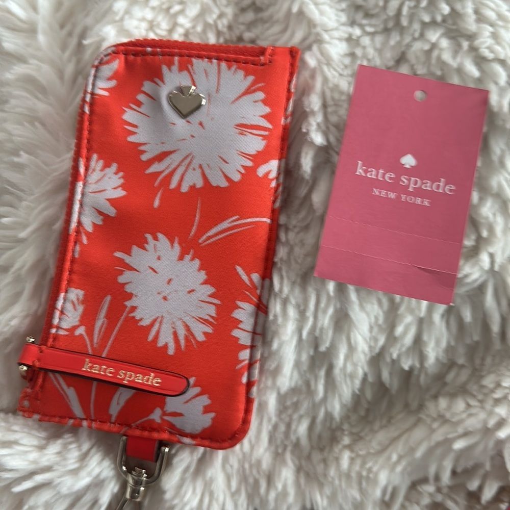 Kate Spade ♠️ Card Case Lanyard